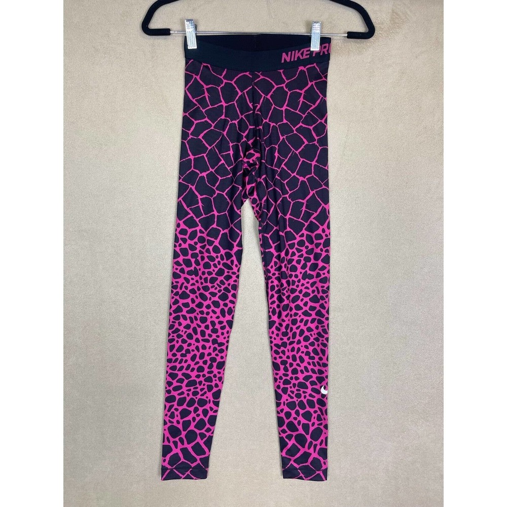 Nike Pro Engineered Giraffe Dri Fit 7/8 Athletic Fit Pants Leggings Womens XS